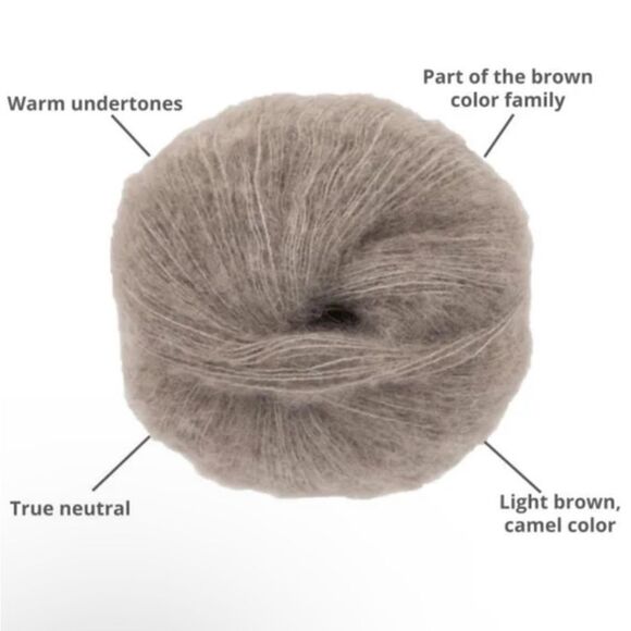 Yarn Citizen Luxe Trinity Cashmere in Walnut. New! - Picture 3 of 11